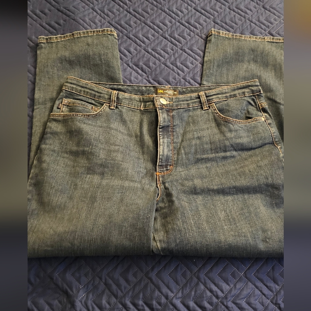 Lee Woman's Dark Blue Relaxed Jeans